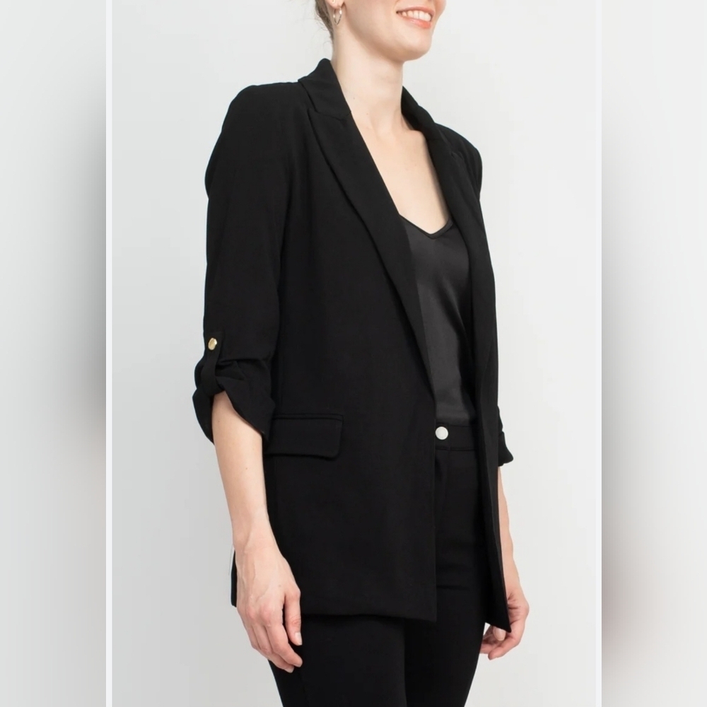 Tahari woman black blazer
